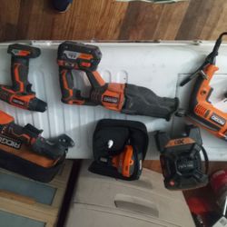RIDGID COMBO SET ,With Double Charger RIDGID Brand As Well