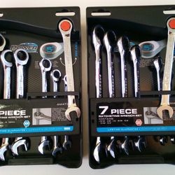 Power Torque Ratcheting Wrench Set (MM&SAE)