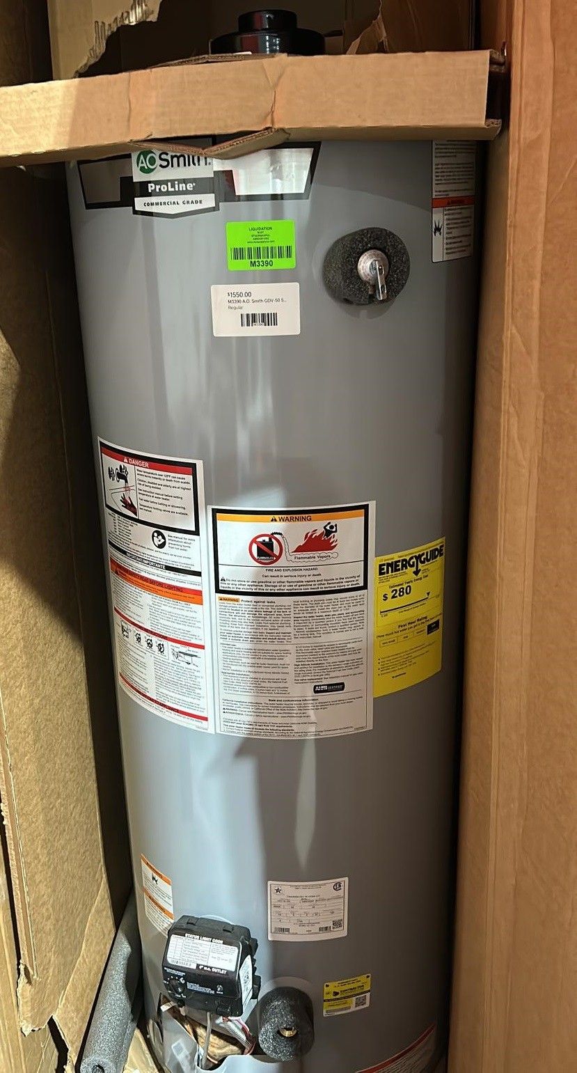 A.O. Smith GDV-50 50 Gallon ProLine Water Heater for Sale in Orland Park,  IL - OfferUp