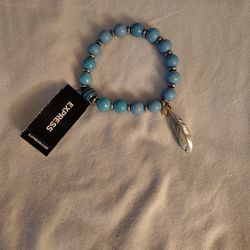 Blue Bead Express Bracelet #225