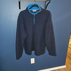 Fila Quarter Zip Fleece Blue/blue XL