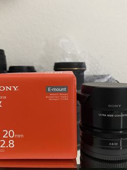Sony SEL-20F28 E-Mount 20mm F2.8