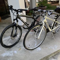 Two Specialized bikes - His ‘n hers 
