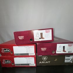 BOOTS .   Empty Boxes To Store Boots 