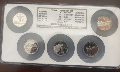 2007-S State Quarters Clad Proof Set pf 69 Ultra