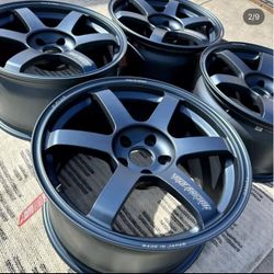 Full Set Of Volk Racing TE37 5x114