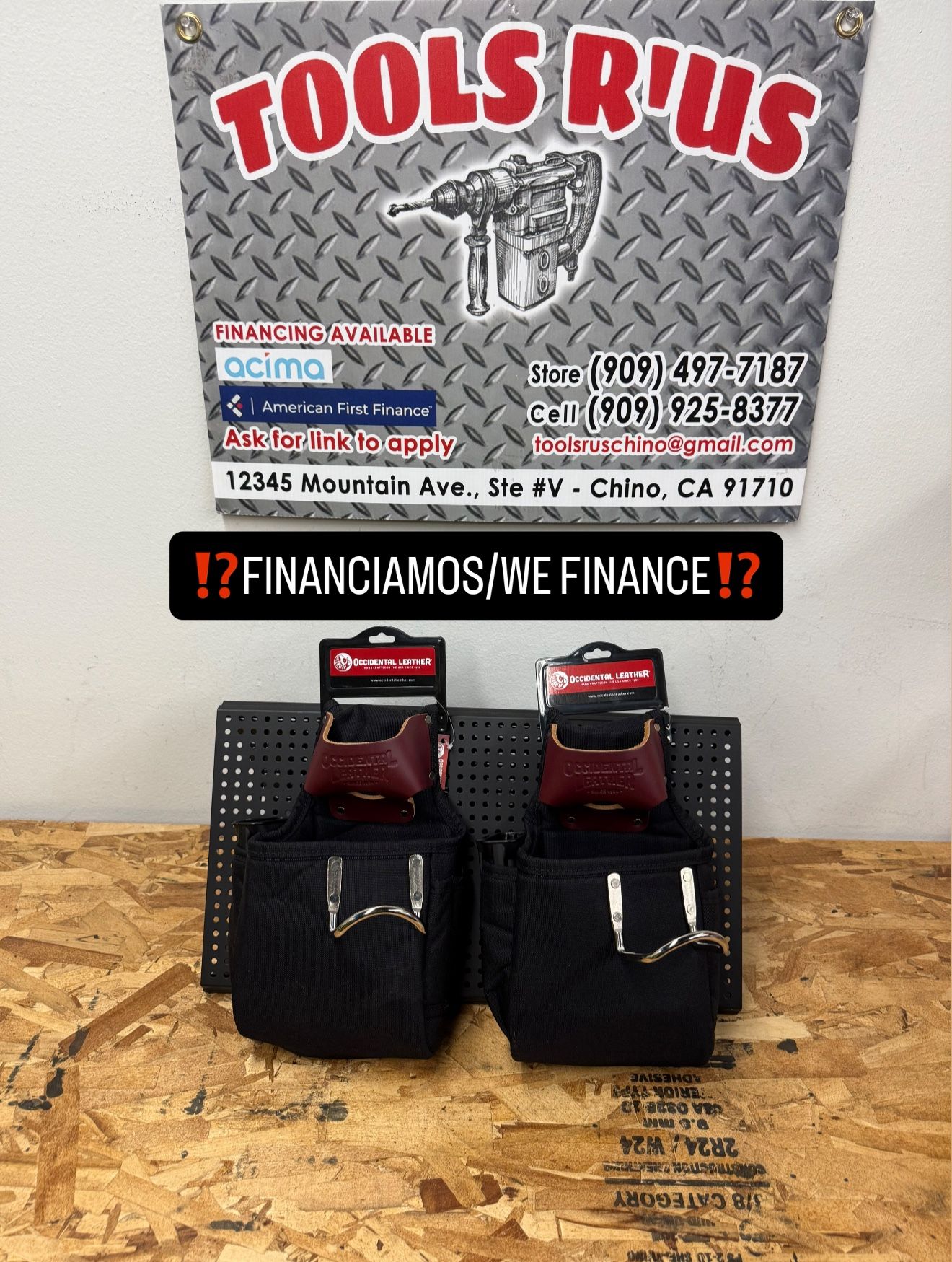 9025 OCCIDENTAL LEATHER 6in1 Pouch(EACH)**(FINANCIAMOS/WE FINANCE)**