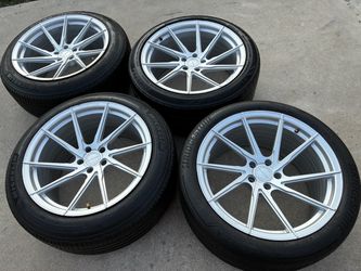 Rims 20  STANCE SF01 Silver wheels 5x114.3 bolt pattern fits on SUV or MINITRUCK