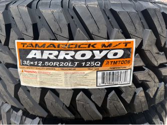 35X12.50R20 Arroyo Tamrock M/T 12ply