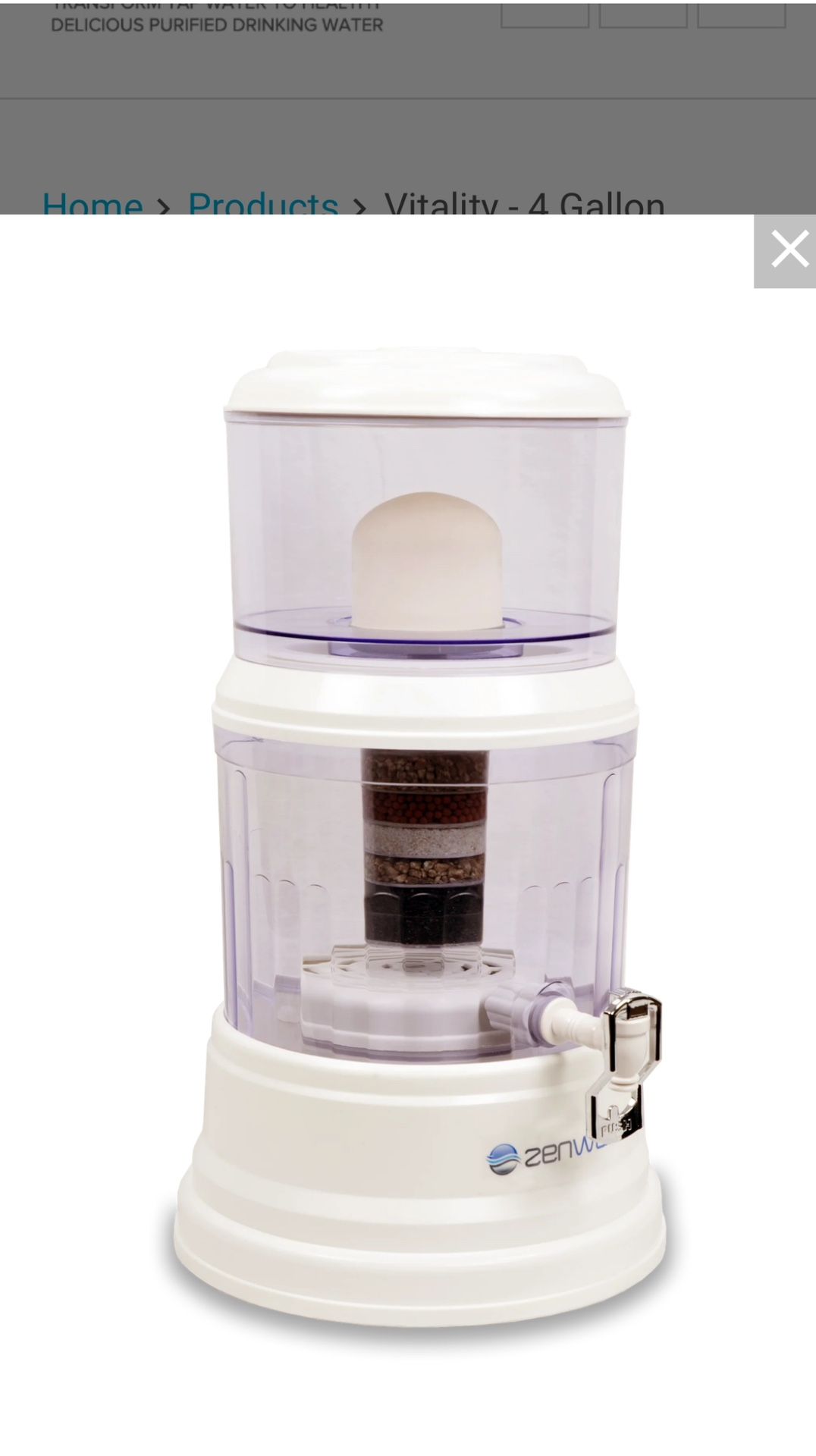 Zen Water Countertop Filtration Systems