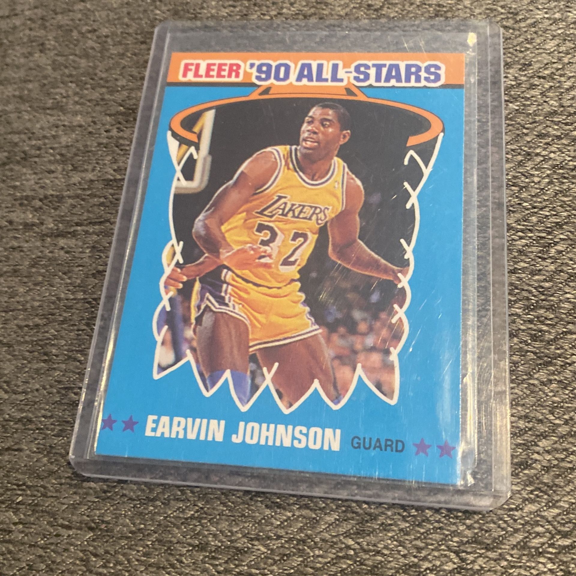 Fleer 90 All Stars Earvin Johnson Basketball Card 