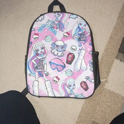 Monster High Abby Abomidable Backpack For School 