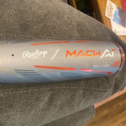 2024 Rawlings Mach Ai USA Bat 30 Inch Drop 10