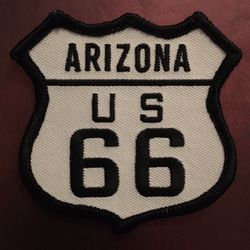 Arizona Route 66 Embroidered Souvenir Iron On Patch
