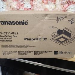 Panasonic
WhisperFit DC/LED, Pick-A-Flow 50,80,110 CFM ENERGY STAR Quiet Ceiling Bathroom Exhaust Fan, Flex-Z Fast Install Bracket