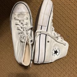 White Converse Chunk