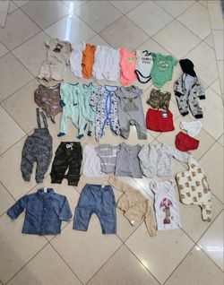 Baby Boy Clothes 6-9 Months/9 Mo. Lot of 30 Pieces Star Wars Batman One Piece PJ