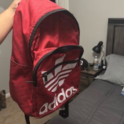 Adidas Red Backpack 