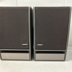 Pair Of Bose Model 141 Speakers Bookshelf Good Tested Working Preowned Condition