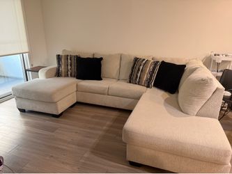 Cream Beige Sectional