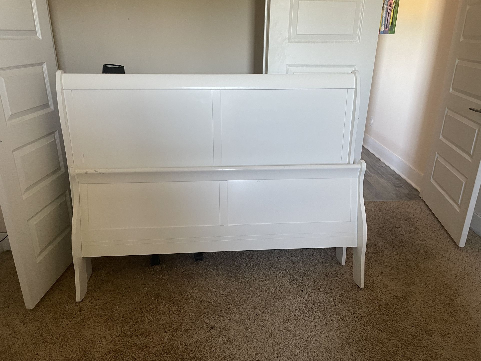 Queen Headboard And Footboard With Rails