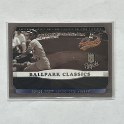 George Brett Ballpark Classic Card