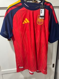 Spain home authentic Jersey