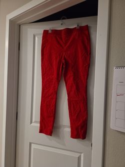 Red Skinny Pants