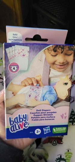 Baby Alive Doll Diapers 4 Pack Refill