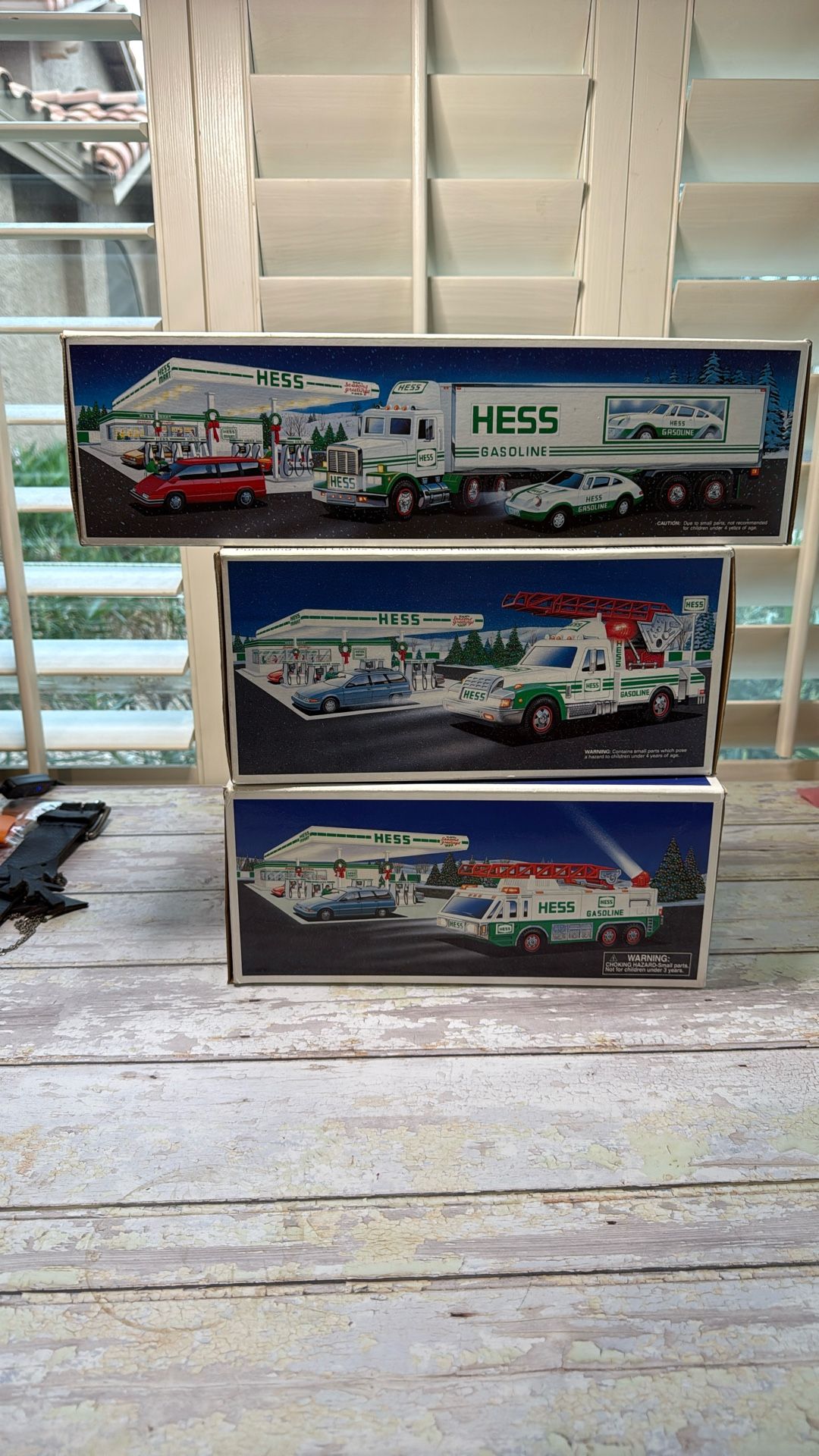 NIB LOT Hess Trucks 1(contact info removed) 1996
