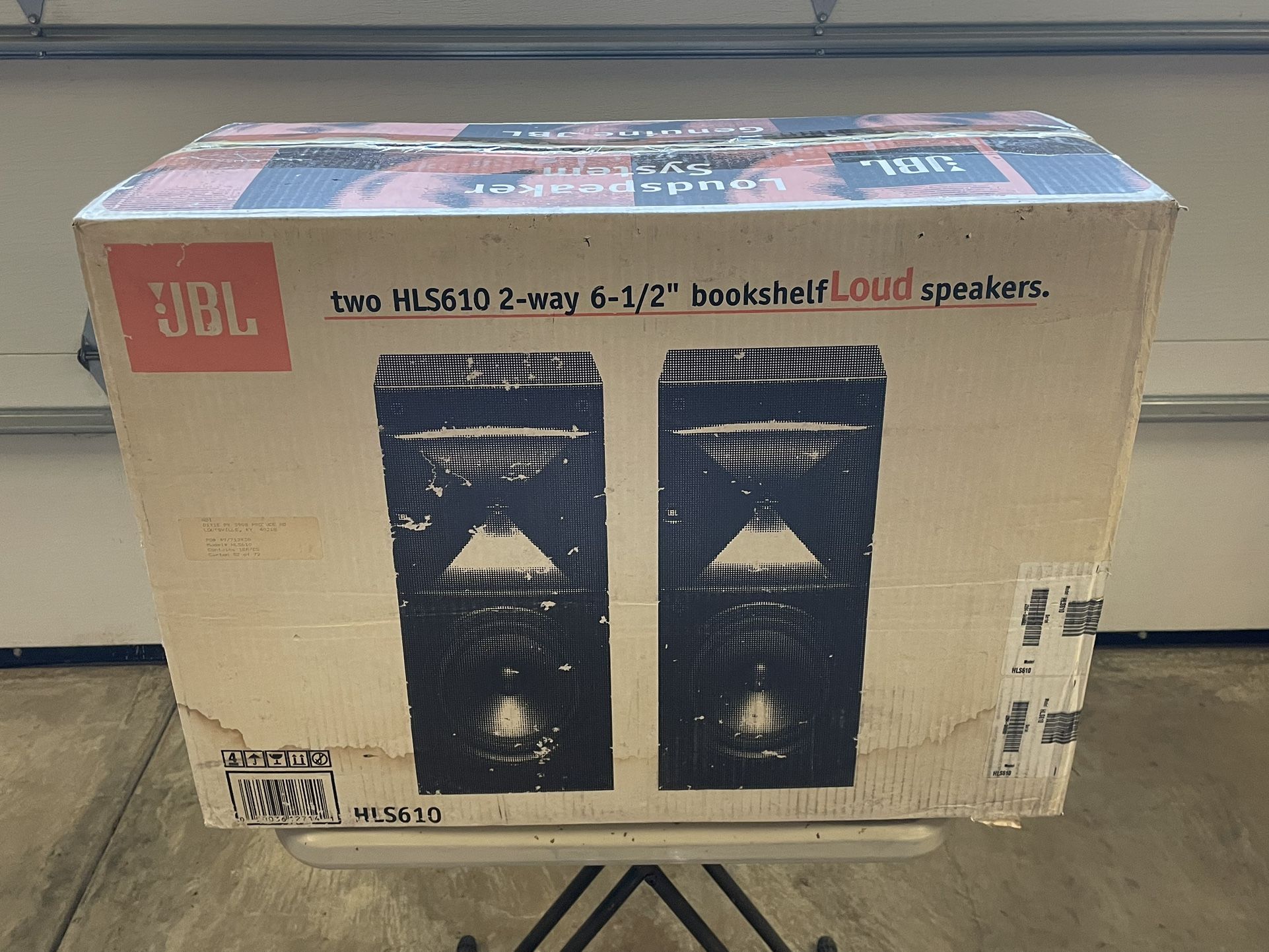 Jbl HLS610 2 Way 6 1/2 Bookshelf Loudspeakers W