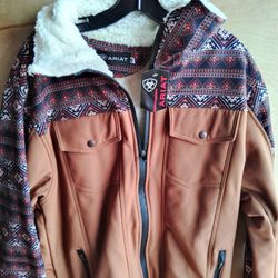 Heavy Duty Cowboy Vaquero Jacket Brown 