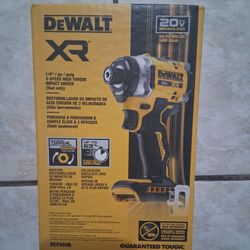 Dewalt 20v XR Brushless 1/4" High Torque Impact ( Tool Only)