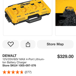 DeWalt rapid charger