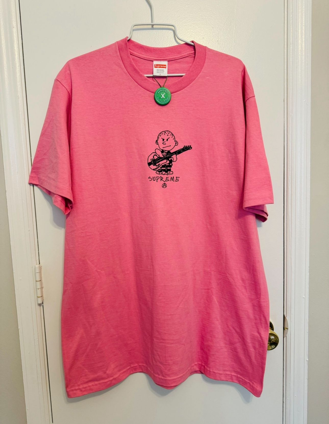 Supreme Rocker Tee Pink Size Large