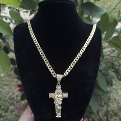 Cruz San Juditas  Oro  Laminado 