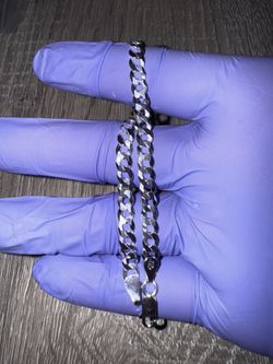 Silver Cuban Link Bracelet