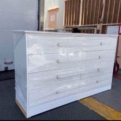 NEW White 8 Drawer Dresser