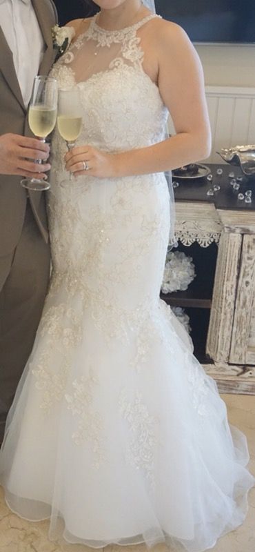 David´s Bridal wedding dress (negotiable)