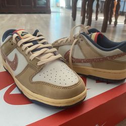 Nike Dunk Low Retro SE Wheat/Burnt Sunrise-Sandcraft trainers. Size US 6 #sneakers #lifestyle