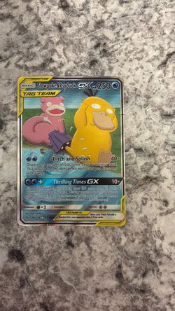 Slowpoke & Psyduck GX Tag Team Pokemon Card