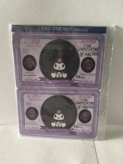 Sanrio Kuromi Card Sticker Pack
