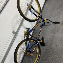 blue gold SE bike d blocks flyer