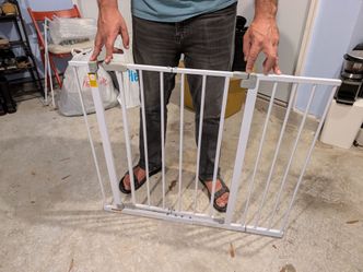 Dog / baby gates, adjustable size, no drilling necessary - 2 available