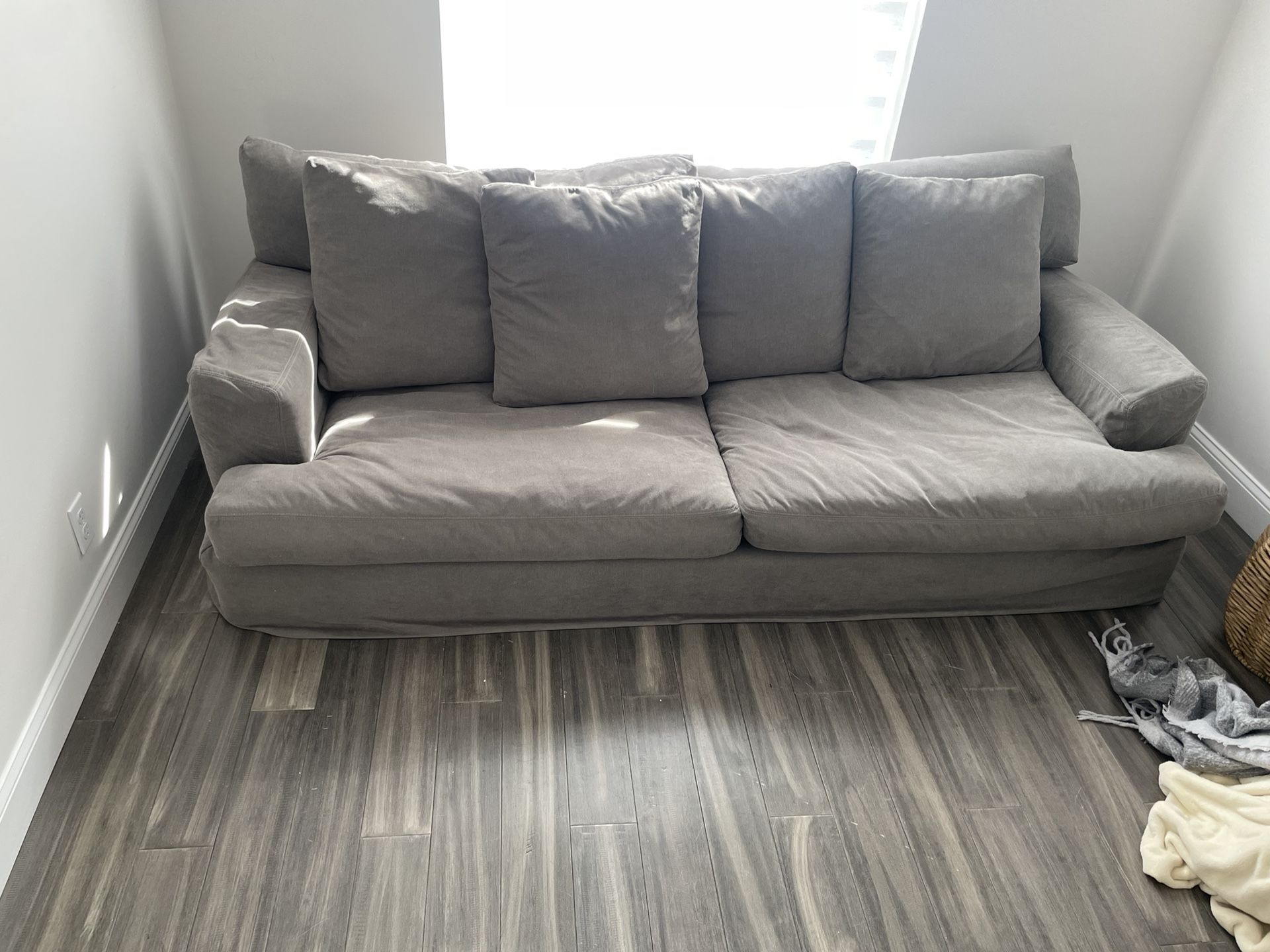 Brenalee Performance Fabric Slipcover Sofa