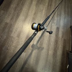 Okuma 7’ /Daiwa Seagate 20 Star Drag Salt Water Fishing Combo. Spotless.