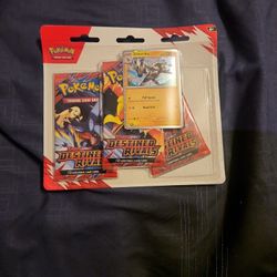 Pokenon Destined Rival 3 Pack Blister 