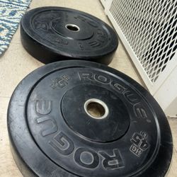 2 Rogue HG Bumper plates 45 Lbs 