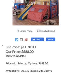Bunk Bed With Slide