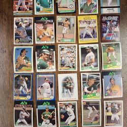 177 Baseball Cards Of Oakland Athletics 